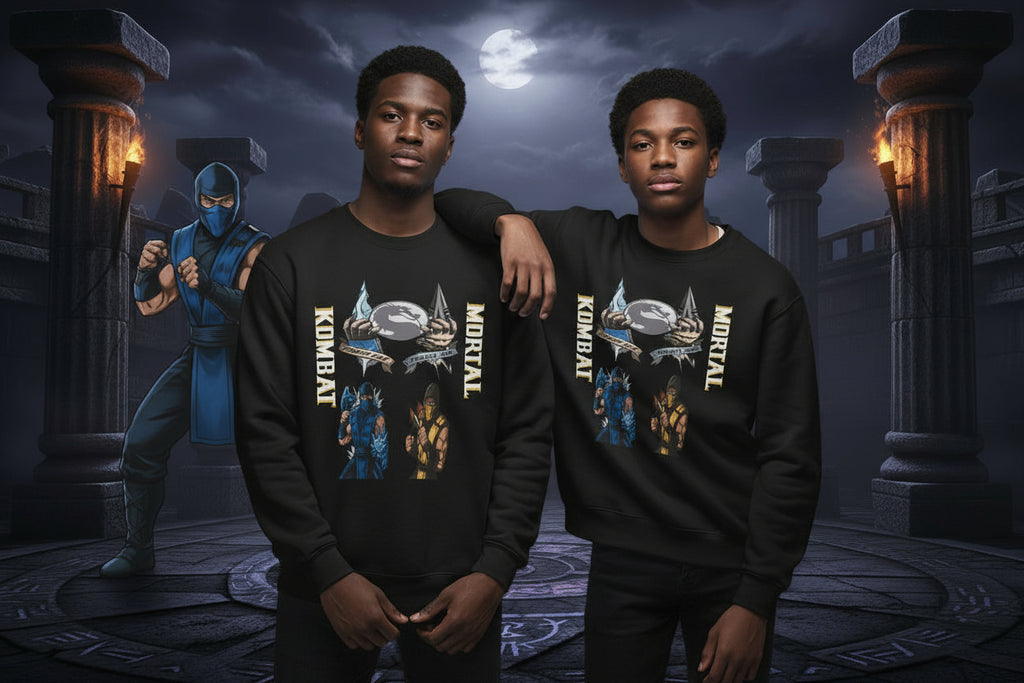 Black sweatshirt "Mortal Kombat" 