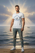 Walk by Faith Not by Sight Jesus walking on water Xl T-shirt 100% Cotton
